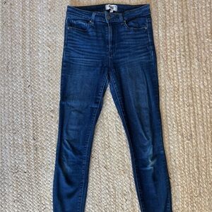 PAIGE Dark Blue Skinny Jeans